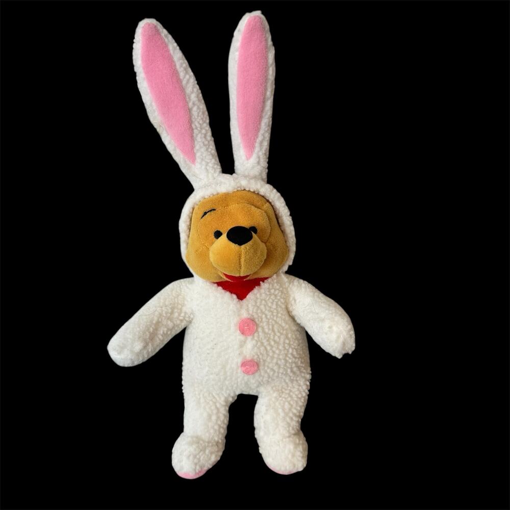Disney Winnie The Pooh Bean Bag Plush Bunny Outfit New With Tags Collectible